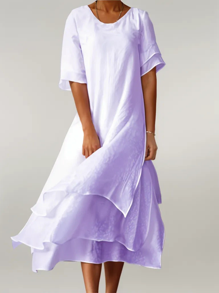 Isilde – Robe longue élégante en coton