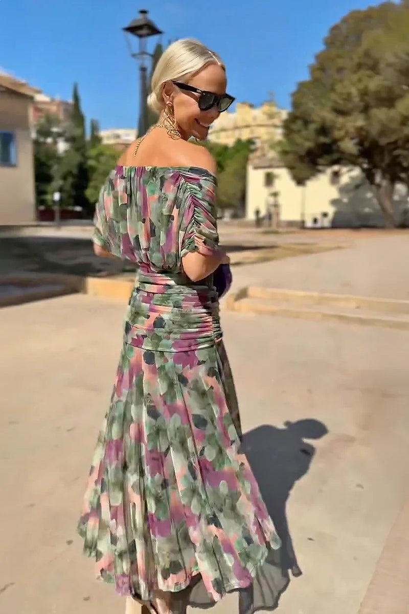 Nefeli - Robe Maxi de Soirée Élégante à Décolleté en V
