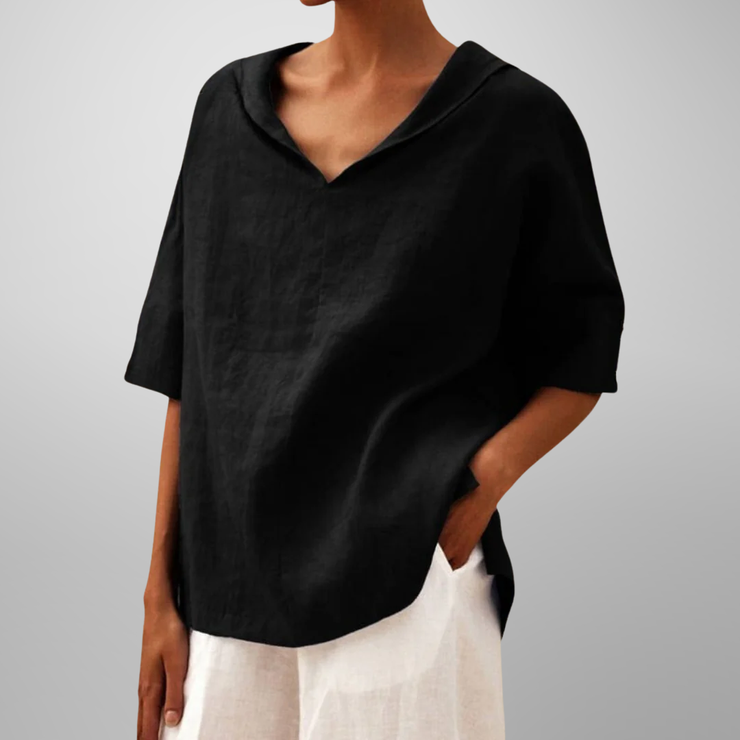 LUCY™ – Blouse en Coton Ample