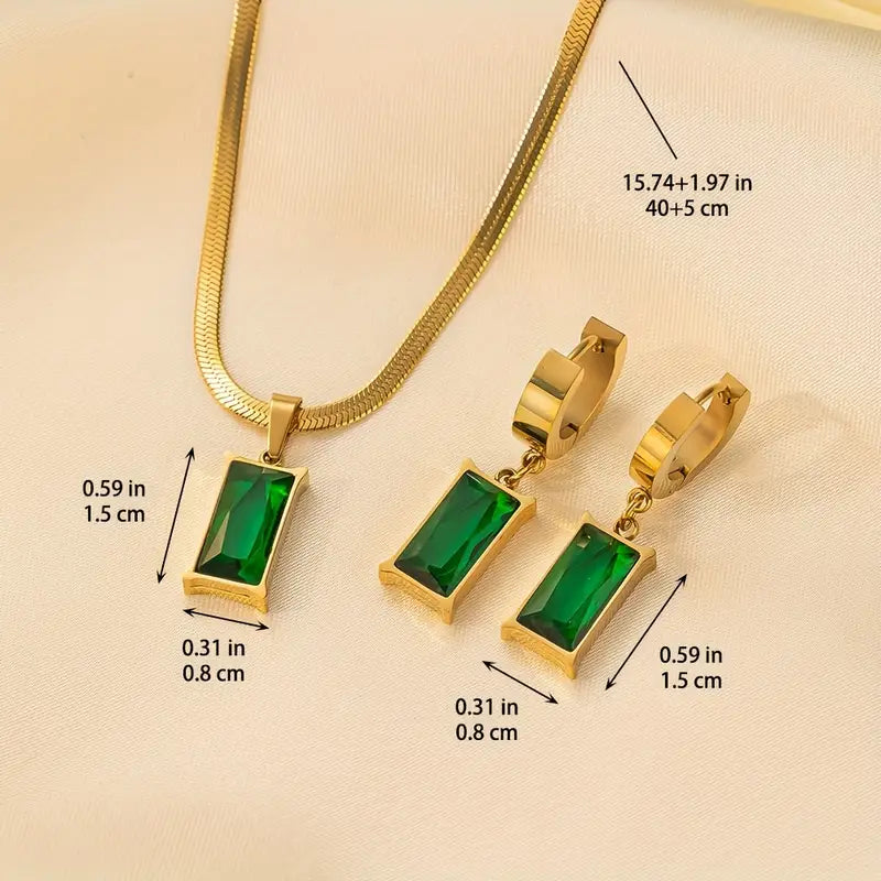 Bijoux Iselotte Verdain émeraude | Or