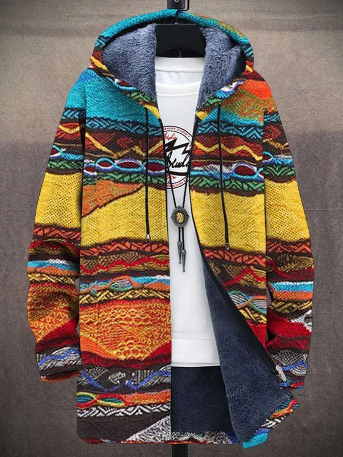 Pola - Cardigan Artistique Élégant