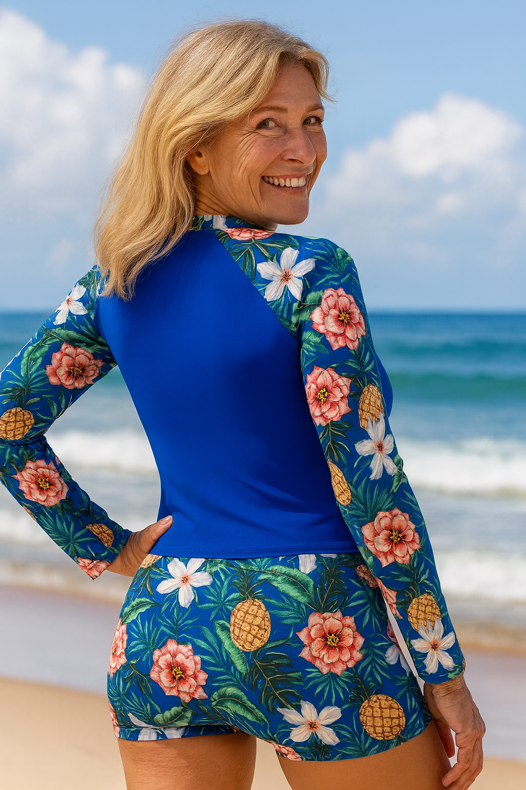 AquaGrace| Ensemble Tankini Protection UV – Confiance en toute sécurité au soleil, confort toute la journée