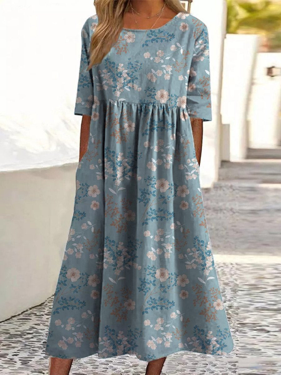 LAARNI™ - Robe Midi Décontractée