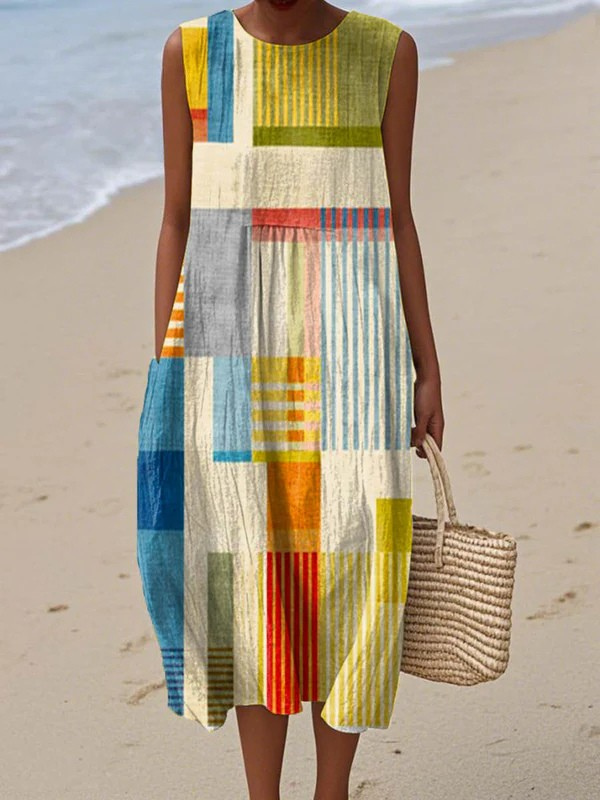 Elara™ - Robe Midi Quotidienne