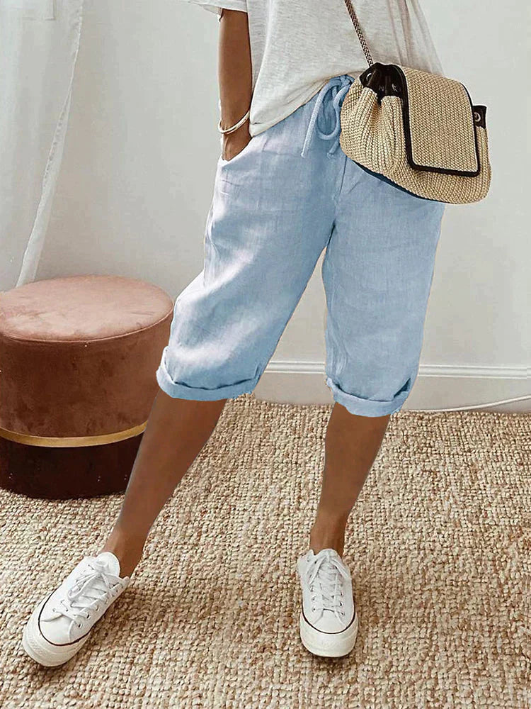 Selma | Shorts en coton confort – Coupe flatteuse. Style quotidien sans effort.