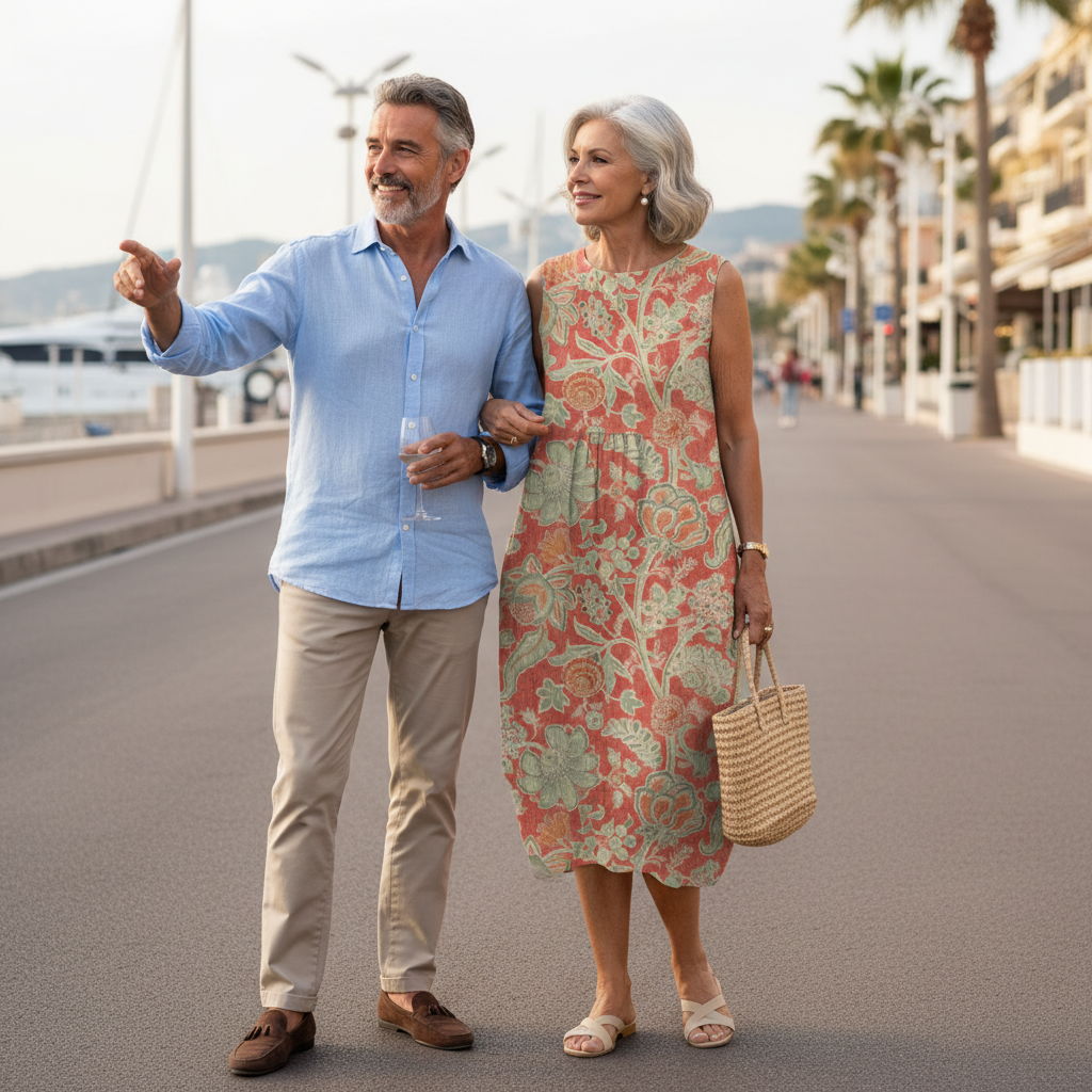 Tiphène – Robe fleurie vintage en coton doux