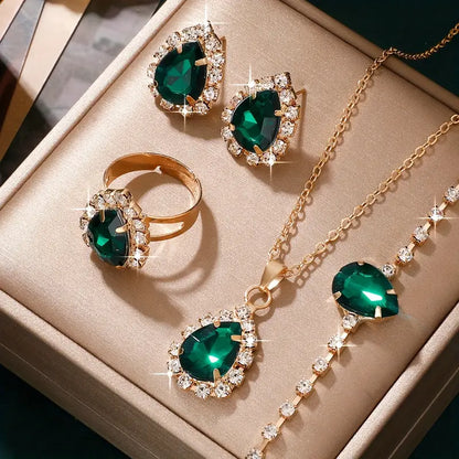 Bijoux Elisandre Vermont émeraude | Or