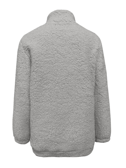 NOREEN | Sweter Teddy z Zamkiem