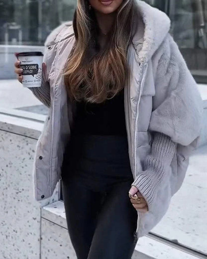 LENA | Stilig dunjakke med hette