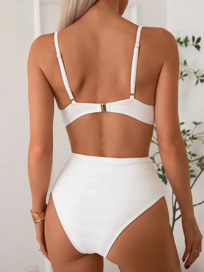 Sandra | Haut Croisé à Haut Soutien, Bikini Taille Haute
