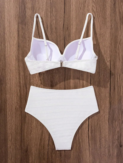 Sandra | Haut Croisé à Haut Soutien, Bikini Taille Haute