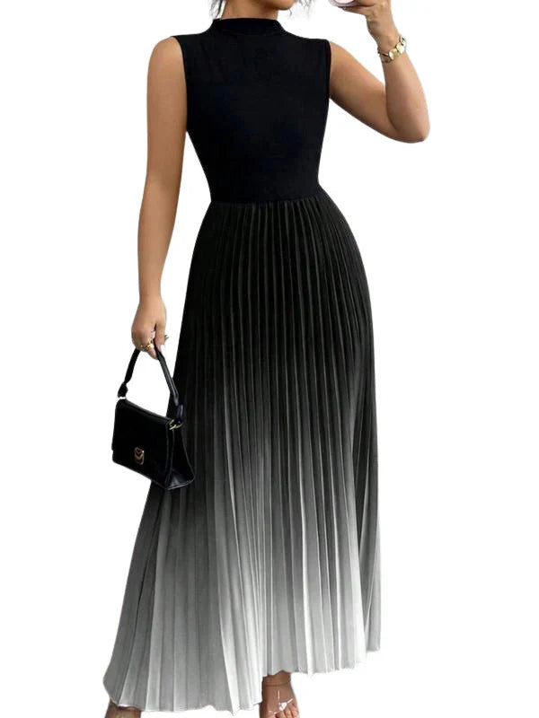 Robe Maxi Plissée Ombre Charlotte