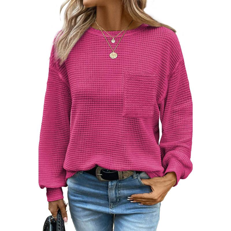 LIORA™ - Blouse ample à manches longues et col rond