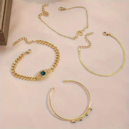 Bracelet Serpina Veyra émeraude | Or