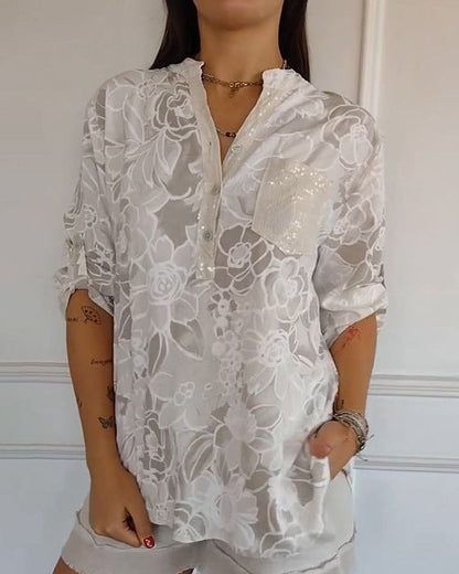 Elora™ - Blouse Élégante avec Poche