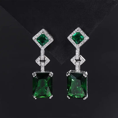 Bijoux Daphira Verelune émeraude | Or Blanc