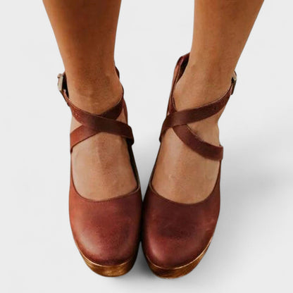 ELARU™ – Sandales Compensées Confort Classique