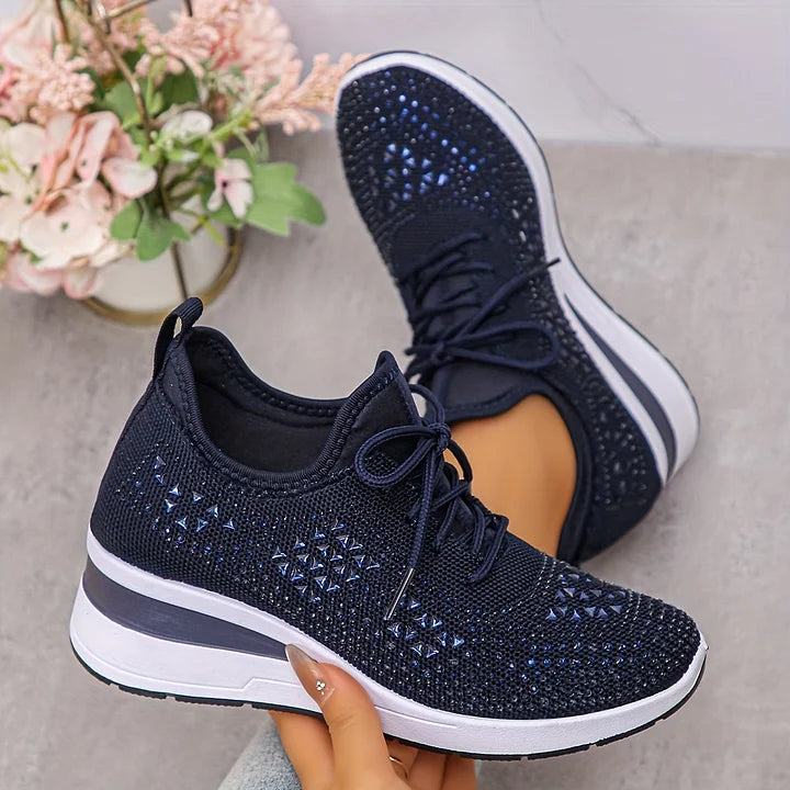 Giselle – Baskets orthopédiques avec strass scintillants