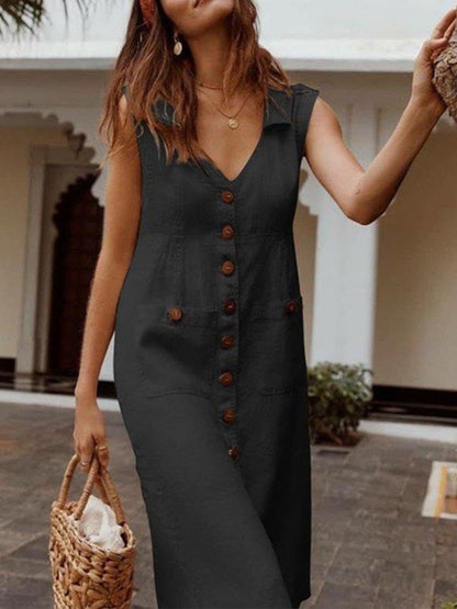 Pearly - Robe à Boutons