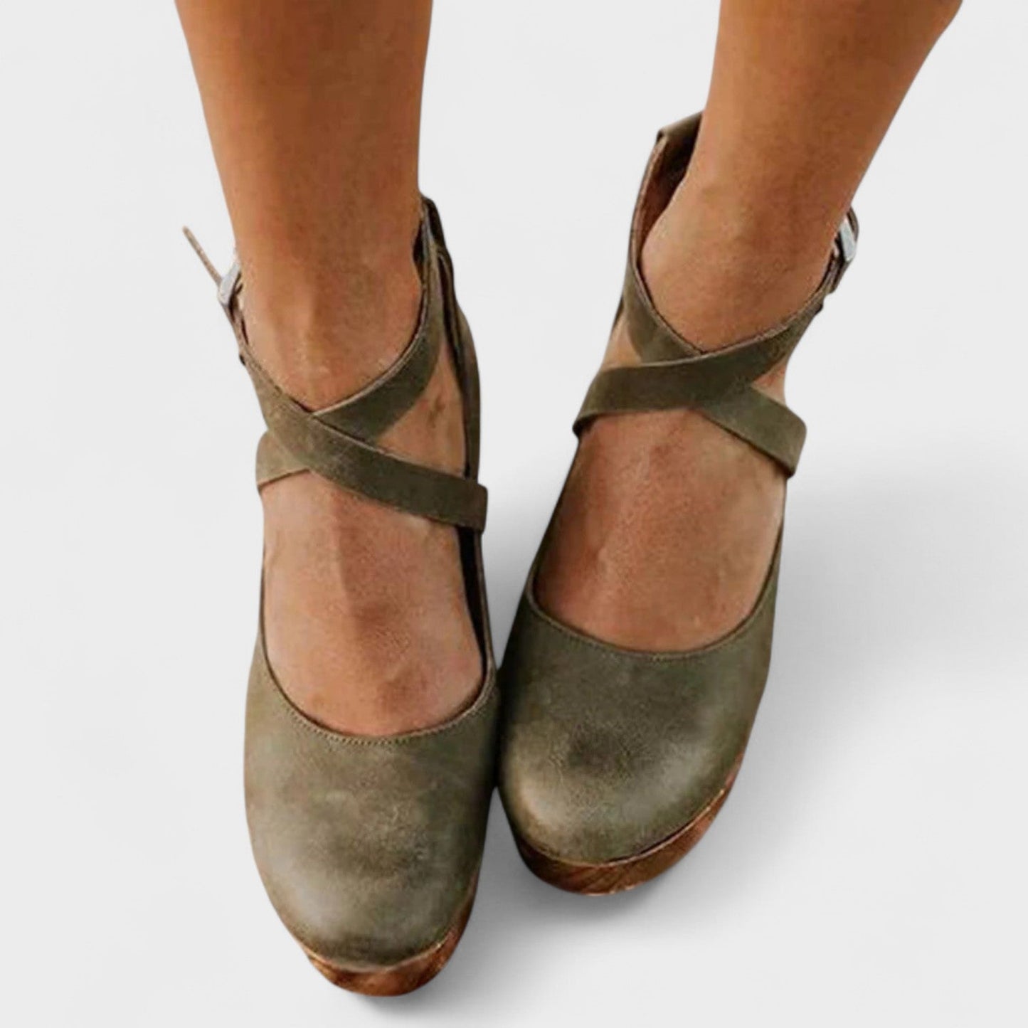 ELARU™ – Sandales Compensées Confort Classique