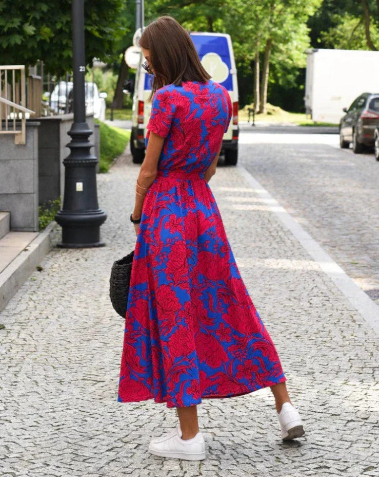 Frédérique – Robe d'été légère et fleurie