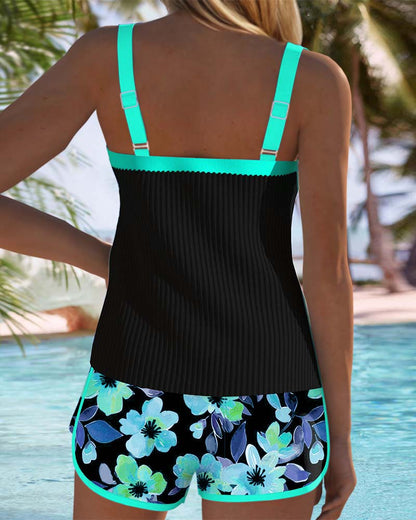 Darcy | Ensemble de Tankini Élégant Couvreur de Ventre