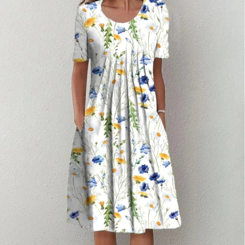 Gigi™ | Robe en Coton avec Couverture du Ventre