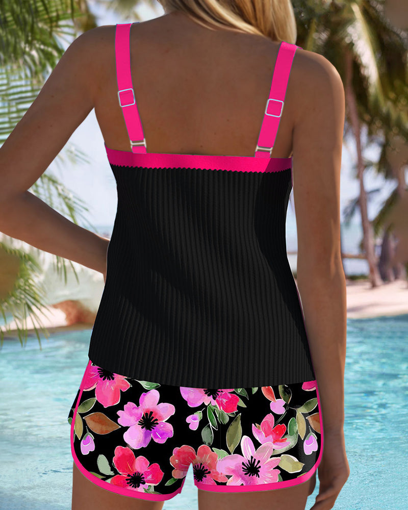 Darcy | Ensemble de Tankini Élégant Couvreur de Ventre