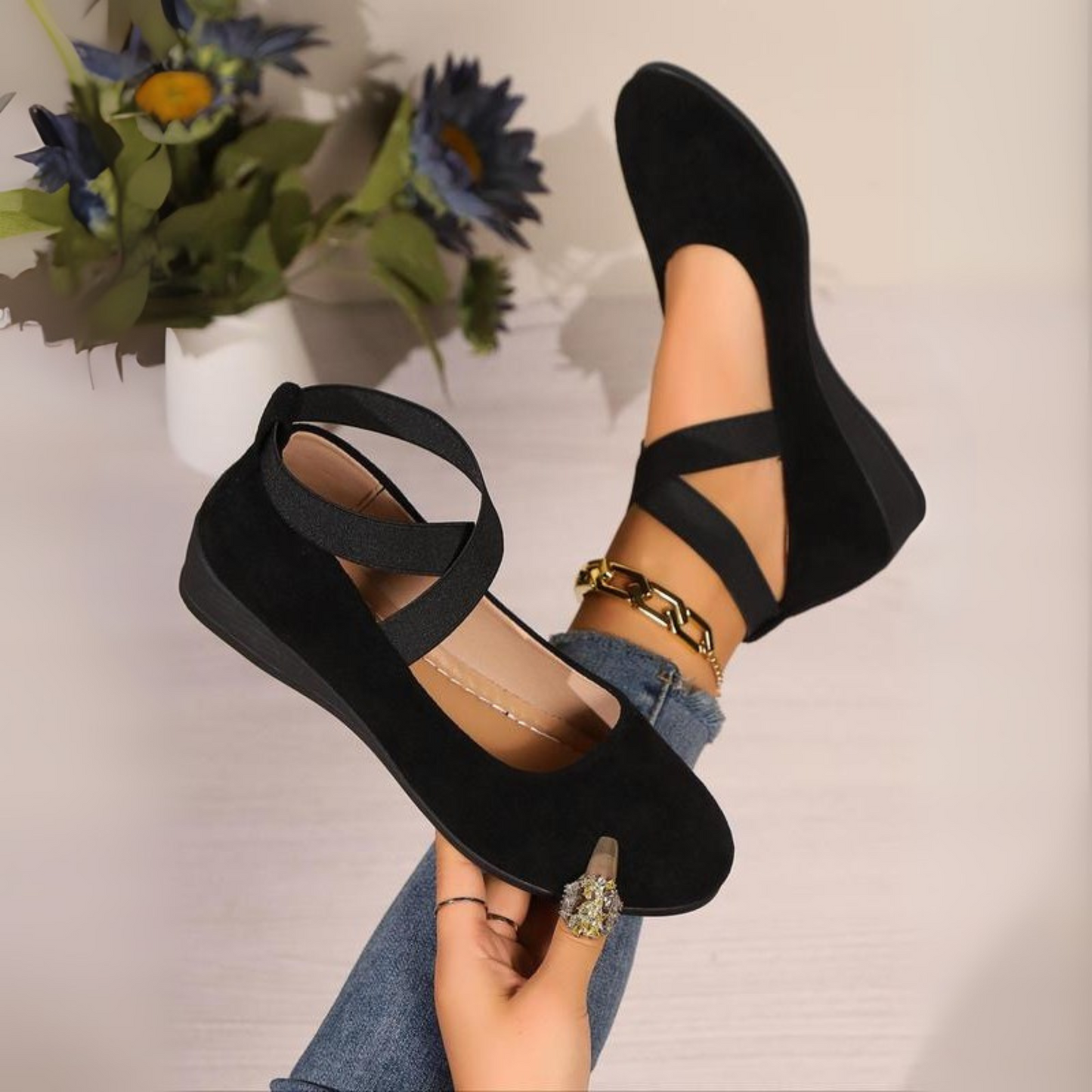 ANGEL™ - Chaussures à talon compensé fermées et confortables