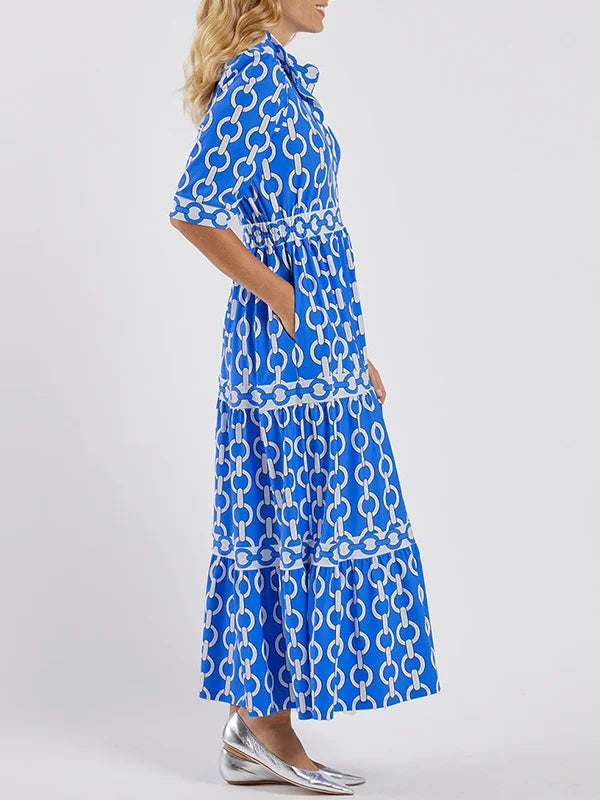 ALYANA™ - Robe Midi à Maillons