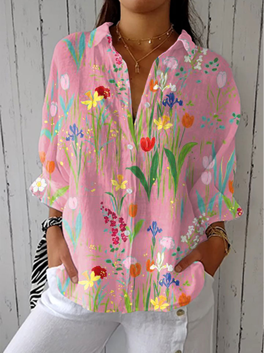 Fiona | Blouse de Jardin de Printemps