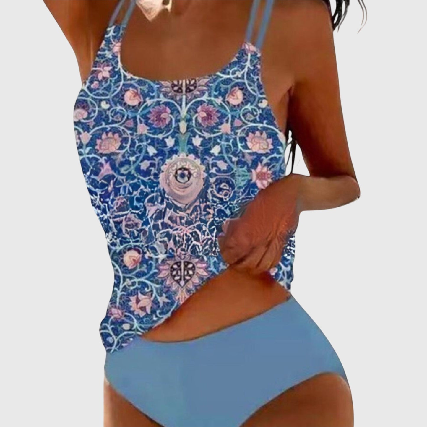 Lina | Ensemble de Maillots de Bain Imprimé en Deux Pièces