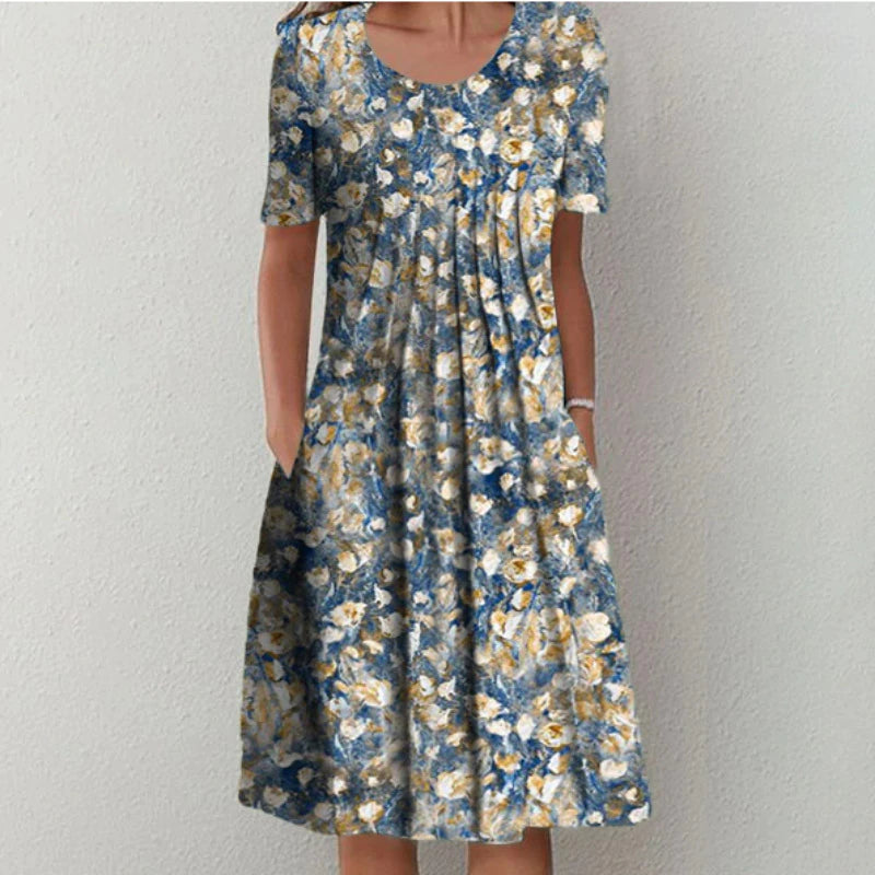 Gigi™ | Robe en Coton avec Couverture du Ventre