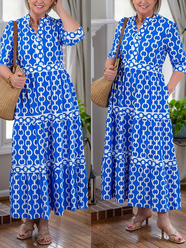 ALYANA™ - Robe Midi à Maillons