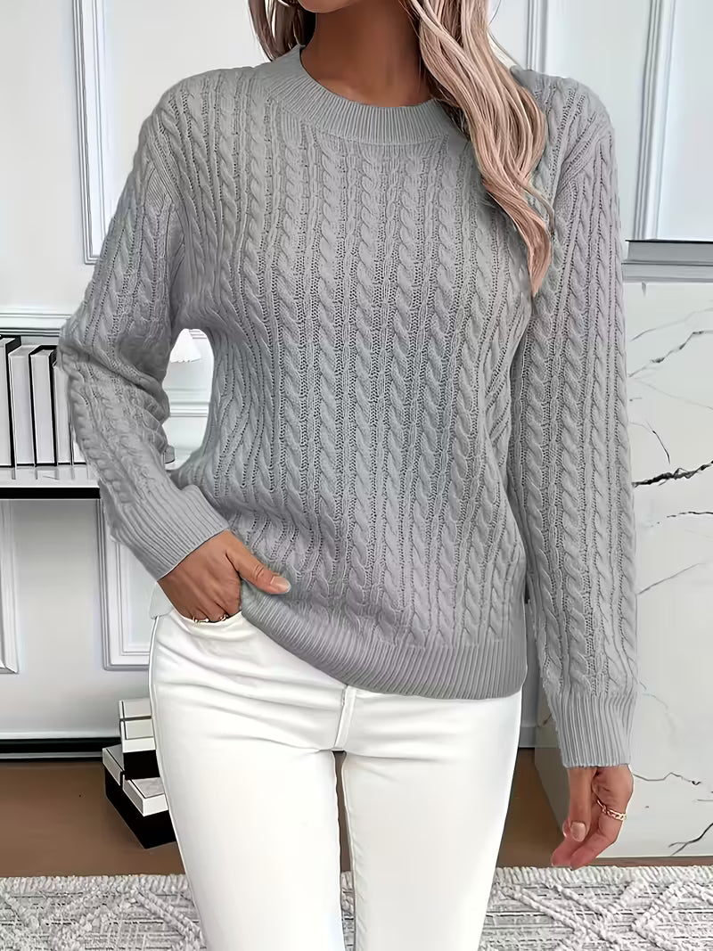 Aria™ | Miękki Sweter Minimalistyczny