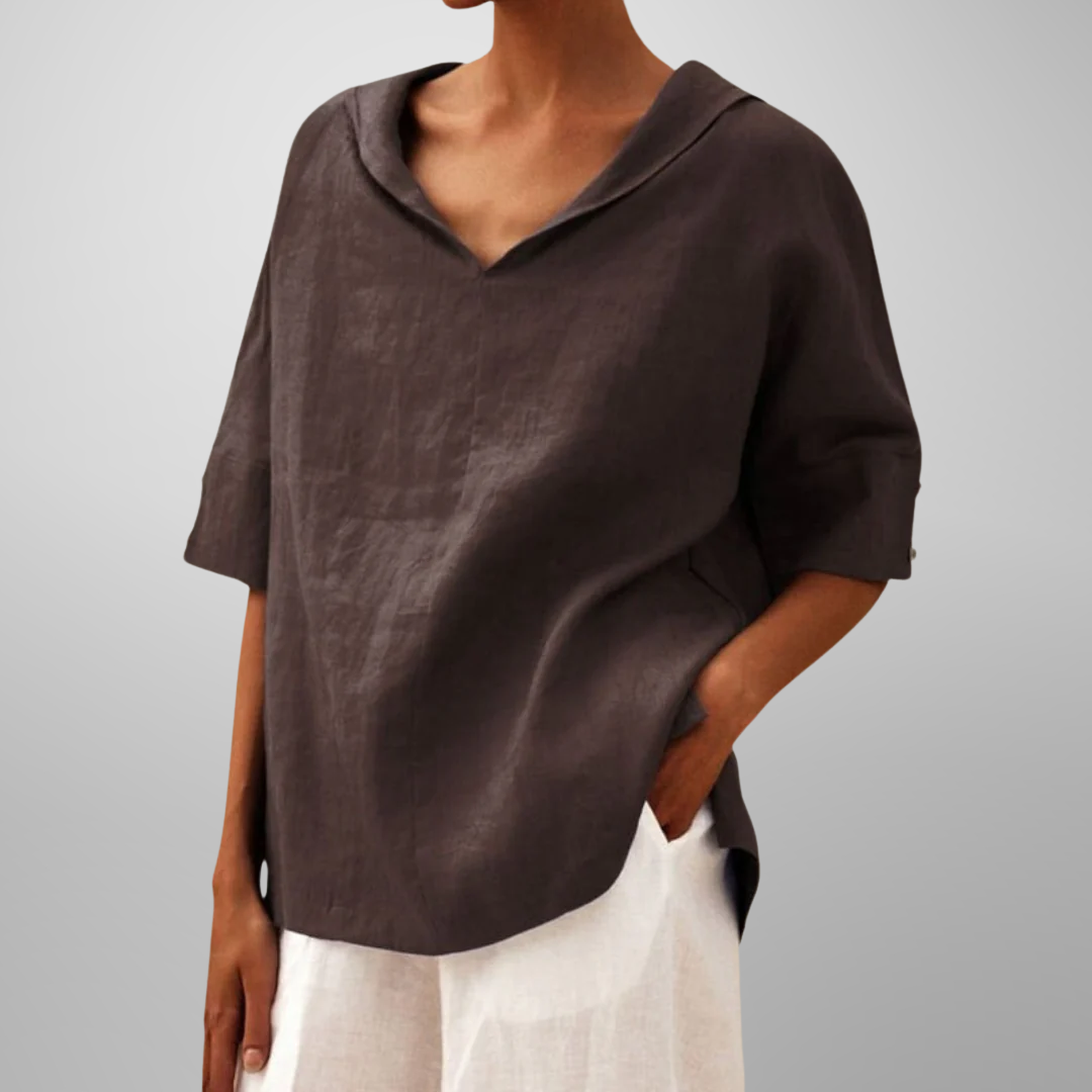 LUCY™ – Blouse en Coton Ample