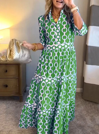 ALYANA™ - Robe Midi à Maillons