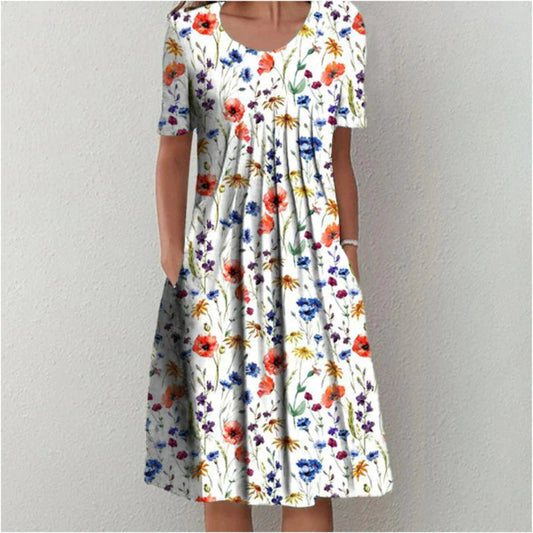 Gigi™ | Robe en Coton avec Couverture du Ventre