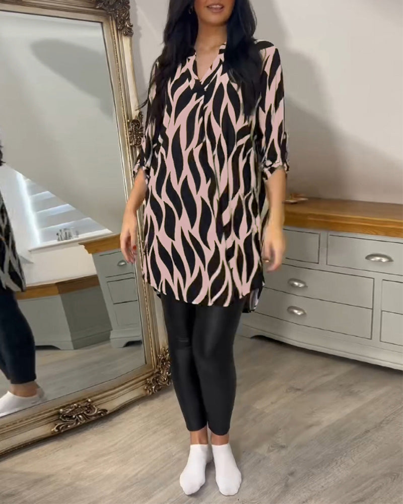 ALEXANDRA™ - Haut ample imprimé
