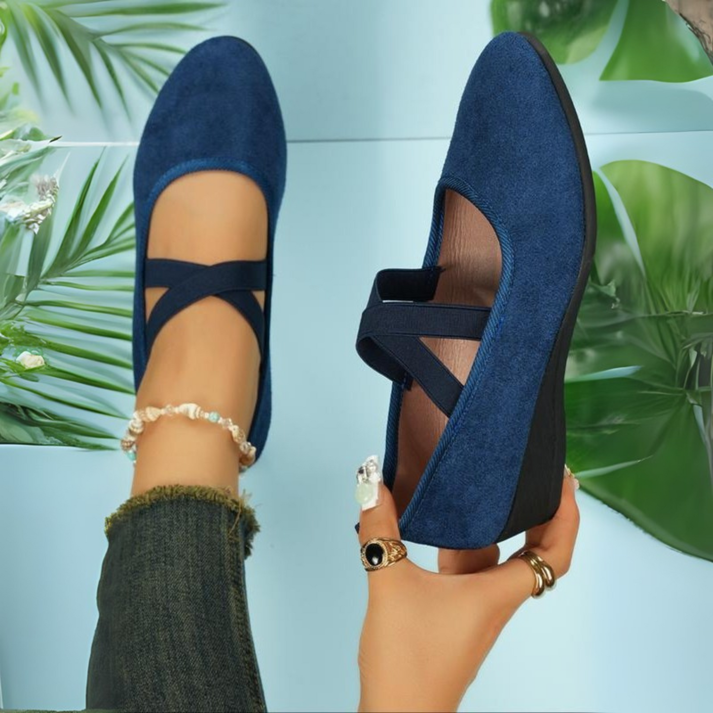 ANGEL™ - Chaussures à talon compensé fermées et confortables
