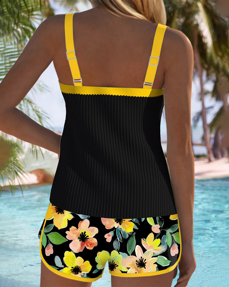 Darcy | Ensemble de Tankini Élégant Couvreur de Ventre