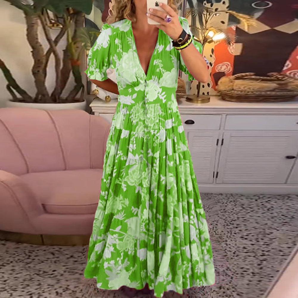 Rosae | Robe Maxi Florale Vibrante – Sentez-vous belle, sans effort