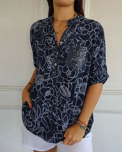 Elora™ | Blouse Élégante avec Poche