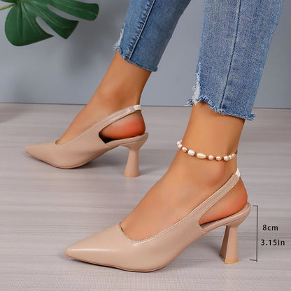 Sophia | Talons Slingback Élégants