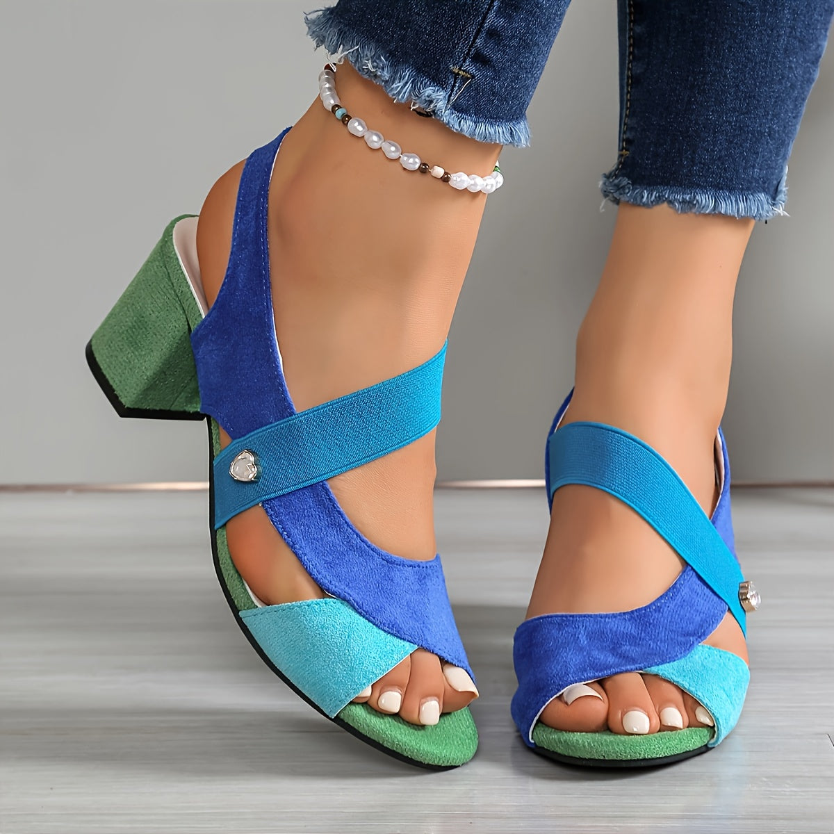 Elara | Talons Confort à Bretelles Croisées