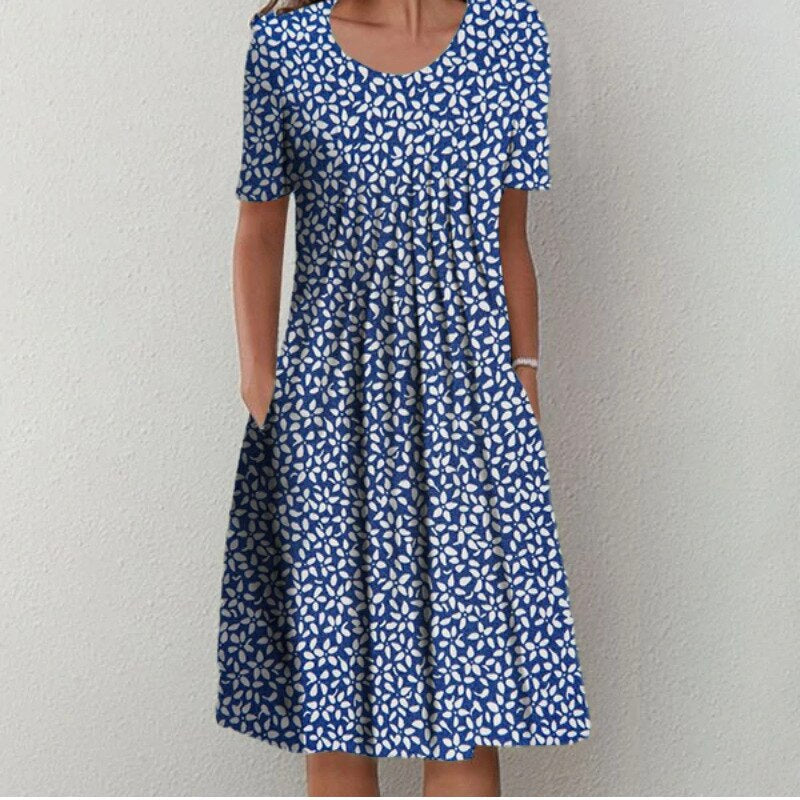 Gigi™ | Robe en Coton avec Couverture du Ventre