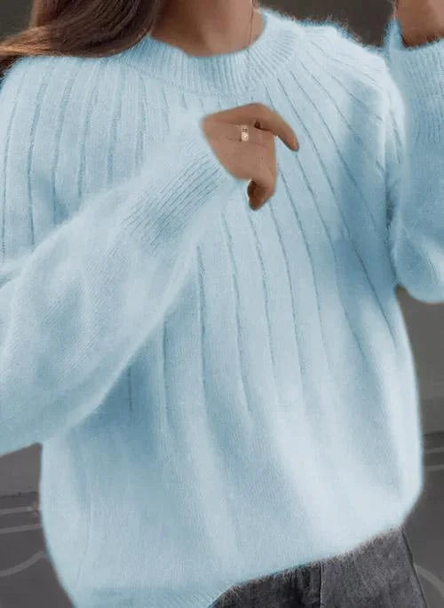 SHARON | Sweter dziany