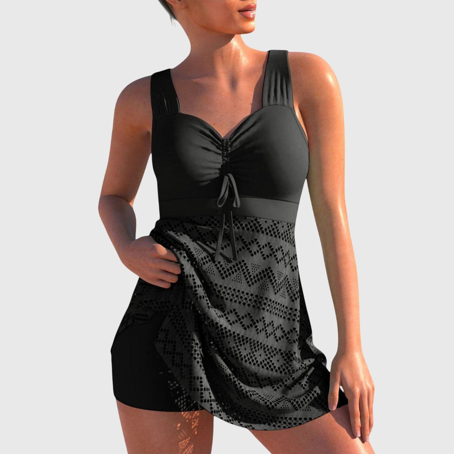 Nadine | Robe de bain à jupe