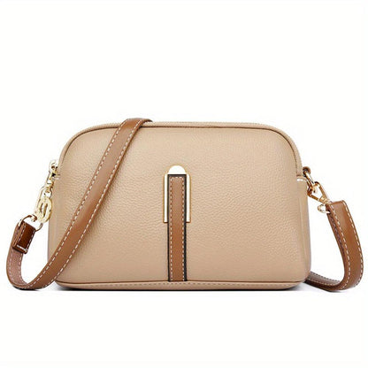 Sac à bandoulière Mila en relief litchi
