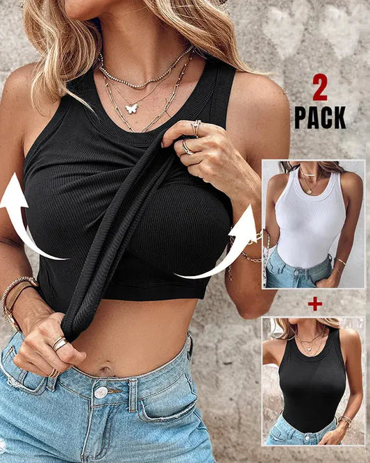 DASHA™ - Débardeur avec soutien-gorge intégré confort (Pack de 2)